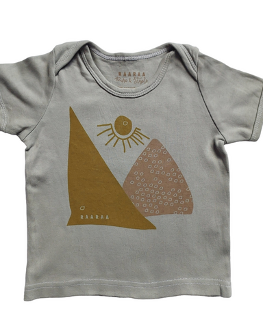 6-12mths RaaRaa Mount scene SS tee