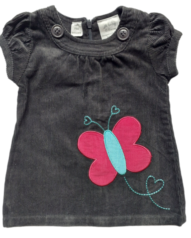 6-9mths Butterfly Corduroy Dress