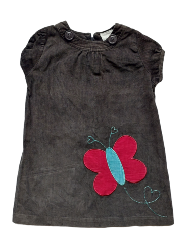Size 4 Butterfly Corduroy Dress