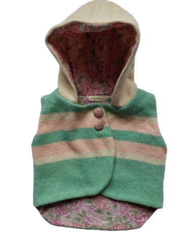 Size 2T Upcycled Wool Vest