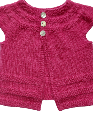 Size 3 Woolen Handknitted Vest