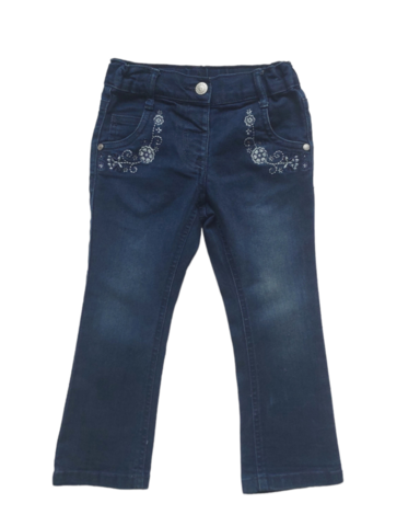 Size 3 Bootlegs Jeans with Flower embroidery