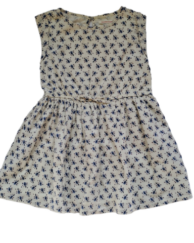 Size 6 Cap Sleeve Bird Print Dress
