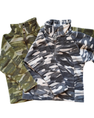Size 2 Two Camo Print Fleece Jackets